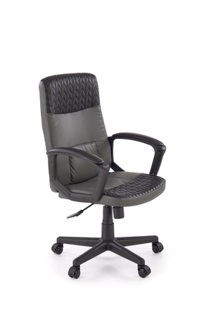 BJORN fotel obrotowy czarno-popielaty