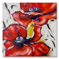 Obraz 60/60cm Bukiet 2 ręcznie malowany na płótnie