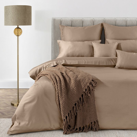 POŚCIEL ELEGANT1E 220 X 200 CM JASNOBRĄZOWY