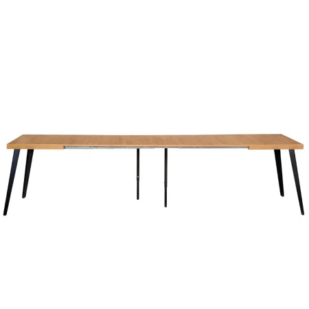Stół rozkładany MINIMAX typ V 120 / 320 cm laminat dąb jasny