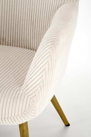 AMARO fotel wypoczynkowy, kremowy (1p=1szt)