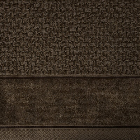 RĘCZNIK FRIDA (08) 70 X 140 CM CIEMNOBRĄZOWY