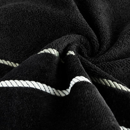 RĘCZNIK NEL (10) 70 X 140 CM CZARNY