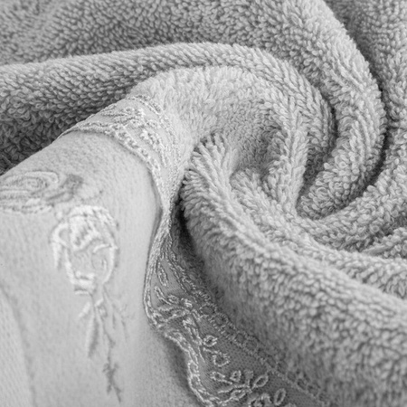 RĘCZNIK SISI (03) 50 X 90 CM SREBRNY