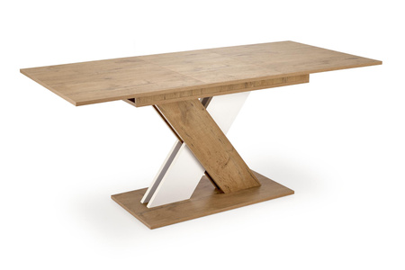 XARELTO stół rozkładany dąb lancelot - biały (2p=1szt)