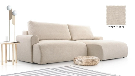 Narożnik MIKO 260x150 cm z funkcją spania