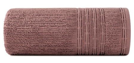 RĘCZNIK ROMEO (07) 70 X 140 CM CIEMNORÓŻOWY