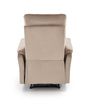 CROCUS fotel wypoczynkowy z funkcją elektrycznego rozkładania, beżowy (1p=1szt)
