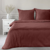 KOMPLET POŚCIELI SATYNOWEJ VERA 160 X 200 CM BURGUNDOWY