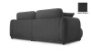 Nowoczesna sofa do salonu Chacco 206x102 cm z poduchami, tapicerowane plecy