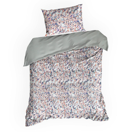 KOMPLET POŚCIELI ESPRIT 05 160 X 200 CM FIOLETOWY