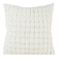 POSZEWKA VELVET 193 45 X 45 CM BIAŁY