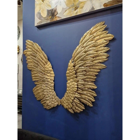Skrzydła na ścianę w stylu glamour 2 szt. komplet Wings 2 z metaloplastyki w Stylu Glamour