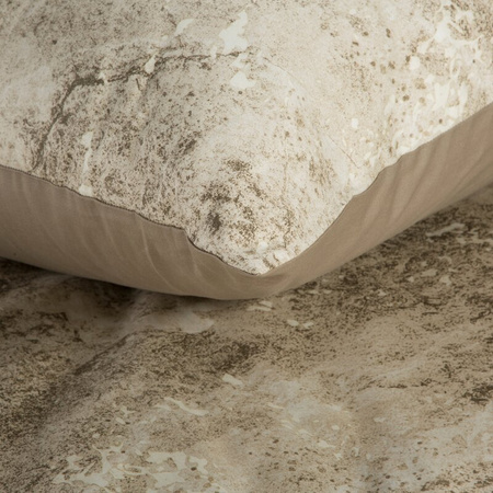 KOMPLET POŚCIELI SATYNOWEJ SPRING 77 160 X 200 CM JASNOBRĄZOWY