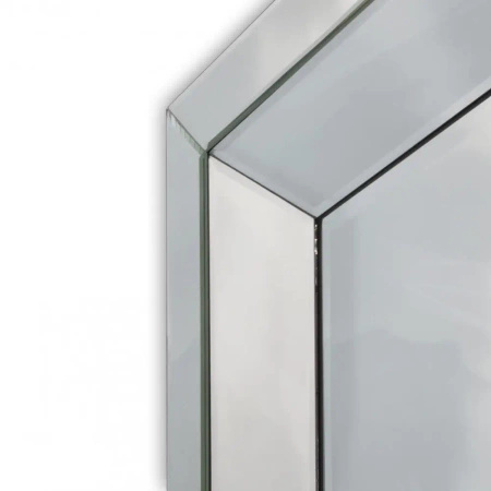 Lustro klasyczne Tetyda 90/180cm prostokątne w prostej fazowanej ramie