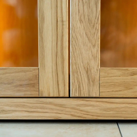 Elegancka biblioteczka 4-drzwiowa 206 cm Ambasador