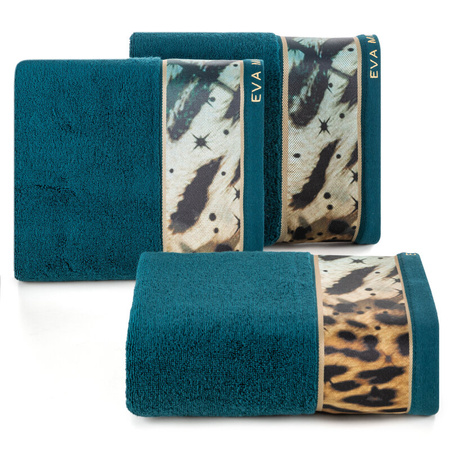 RĘCZNIK EVA 15 50 X 90 CM CIEMNOTURKUSOWY