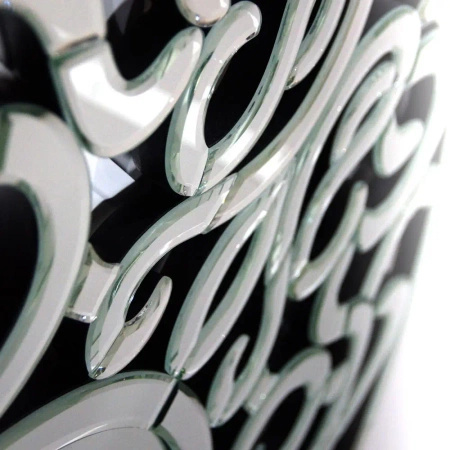 Lustro Altea 100cm w stylu glamour ozdobne w ornamentowej ażurowej ramie