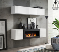 FLY N1 zestaw szafek wiszących biały/biały połysk