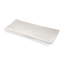 PATERA DEKORACYJNA ROMINA (01) 39 X 18 X 3 CM KREMOWY