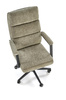 ADRIANO fotel obrotowy oliwkowy