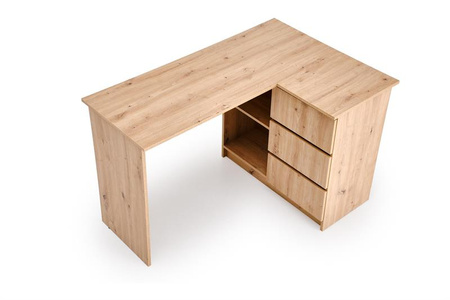 BEGA biurko, dąb artisan (2p=1szt)