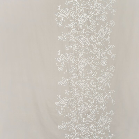 KOMPLET POŚCIELI SATYNOWEJ HAFT 160 X 200 CM BEŻOWY