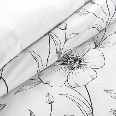 KOMPLET POŚCIELI SATYNOWEJ SPRING 64 160 X 200 CM BIAŁY