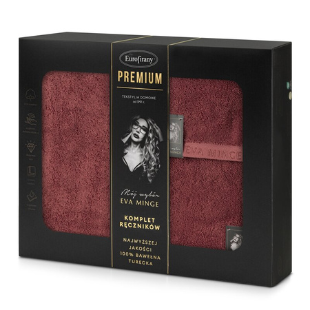 KOMPLET RĘCZNIKÓW VENUS 46 X 36 X 7 CM CEGLASTY