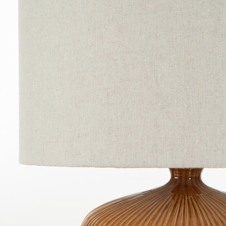 LAMPA DEKORACYJNA BENTI (01) O 38 X 52 CM JASNOBRĄZOWY