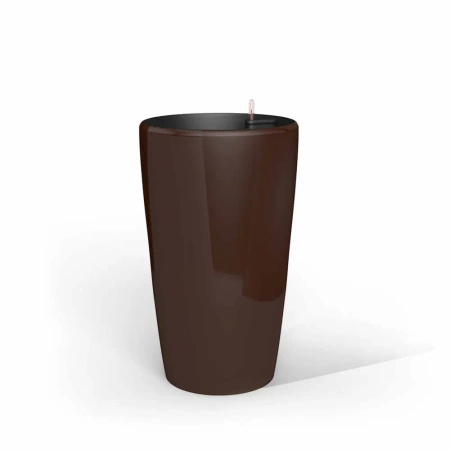 Ronda elegancka donica w kolorze mocha z wkładem nawadniającym 40x40x75