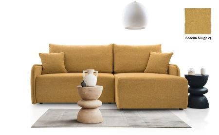 Narożnik MIRABELLA 198x150 cm z funkcją spania