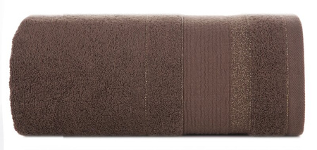 RĘCZNIK APRIL (08) 70 X 140 CM CIEMNOBRĄZOWY