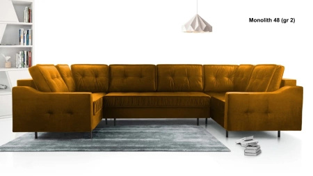 Narożnik AKITA U 365x185 cm z funkcją spania