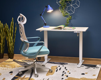 B53 biurko biurko z funkcją regulacji wysokości, biały (2p=1szt)