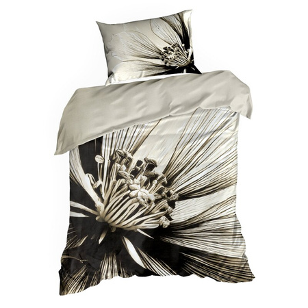 KOMPLET POŚCIELI SATYNOWEJ SPRING 78 220 X 200 CM JASNOBEŻOWY