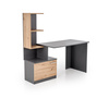 MISO biurko, grafitowy / dąb artisan (2p=1szt)