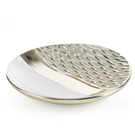 PATERA DEKORACYJNA DOLY (01) O 29 X 4 CM BIAŁY