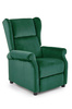 AGUSTIN 2 fotel wypoczynkowy ciemny zielony (2p=1szt)