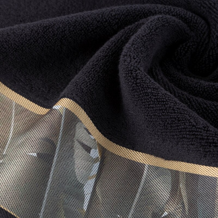 RĘCZNIK EVA 17 70 X 140 CM CZARNY