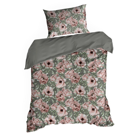 KOMPLET POŚCIELI SATYNOWEJ SPRING 53 140 X 200 CM RÓŻOWY