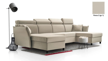 Narożnik MORIS U 296x161 cm z funkcją spania