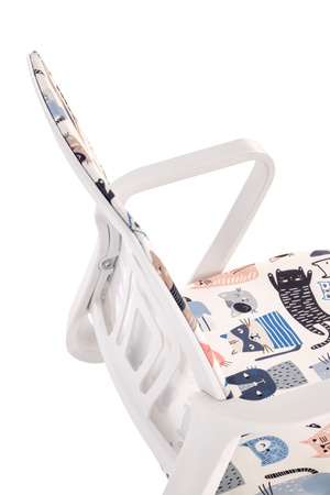 ORIS fotel obrotowy, wielokolorowy