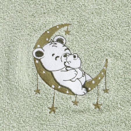 RĘCZNIK DZIECIĘCY BABY74 60 X 120 CM MIĘTOWY