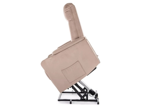 Fotel rozkładany Ikar ciemny beżowy