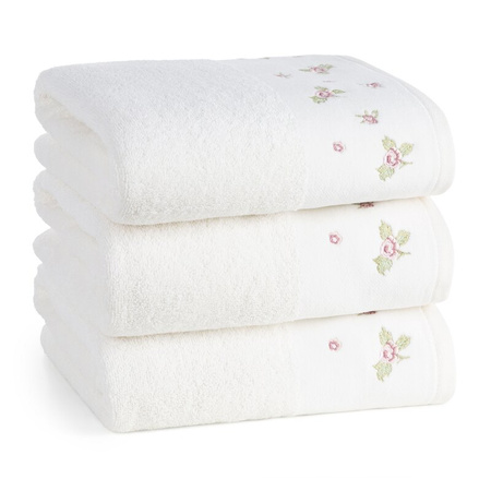 RĘCZNIK DALIA (01) 70 X 140 CM KREMOWY