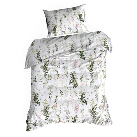 KOMPLET POŚCIELI BAWEŁNIANEJ VANESS 220 X 200 CM BIAŁY