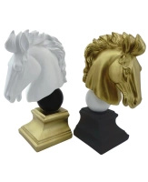 Figurka podpórka do książek koń - komplet 2 szt