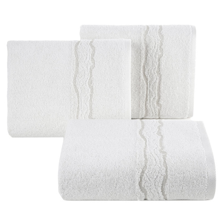 RĘCZNIK KARIN (01) 70 X 140 CM BIAŁY