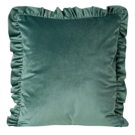 POSZEWKA VELVET 25 45 X 45 CM CIEMNOMIĘTOWY